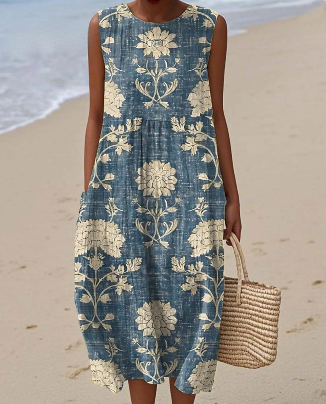 Iris | Indigo Garden Dress