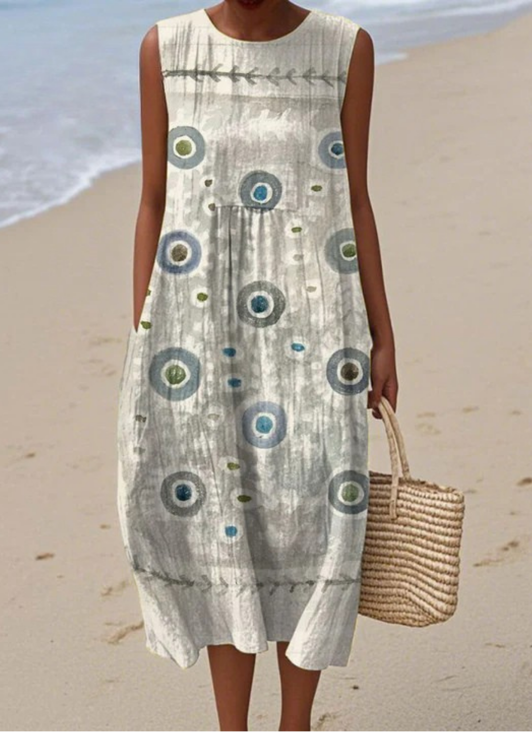 Luna | Boho Dot Dress