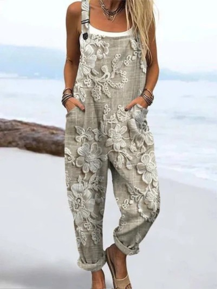 Liora | Embroidered Bloom Jumpsuit