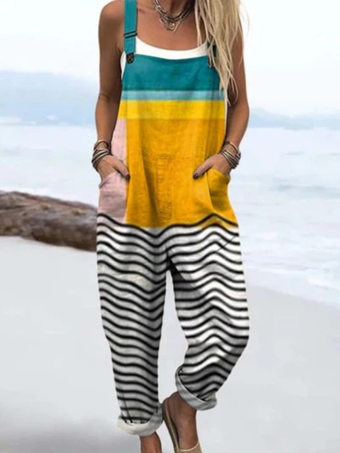 Ilse | Stripeblock Jumpsuit