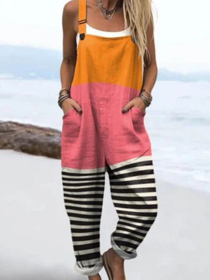 Nova | Colourblock Stripe Jumpsuit