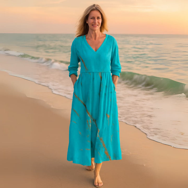 Lennox - Ocean Breeze Tummy Coverage Dress