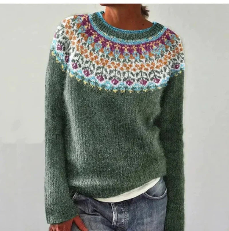 YASMINE™ - RETRO FALL SWEATER