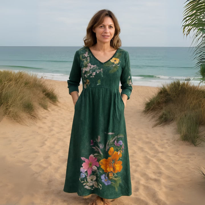 Juno - Botanical Garden Tummy Coverage Dress