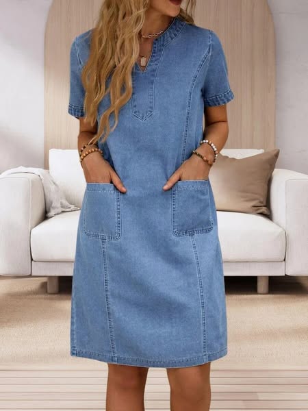 Julia - Soft Denim Dress