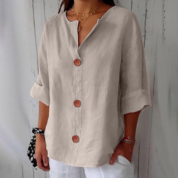 Clara's | Coastal Polyester Blouse