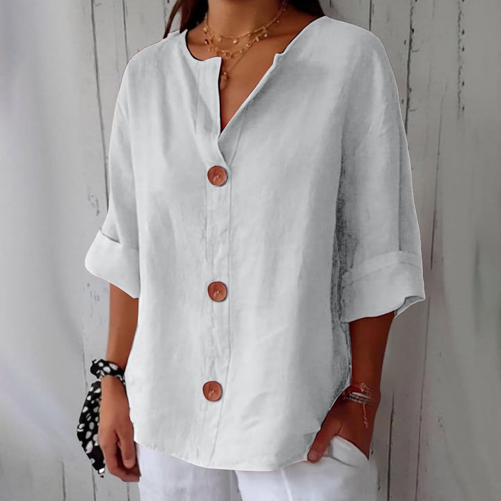 Clara's | Coastal Polyester Blouse