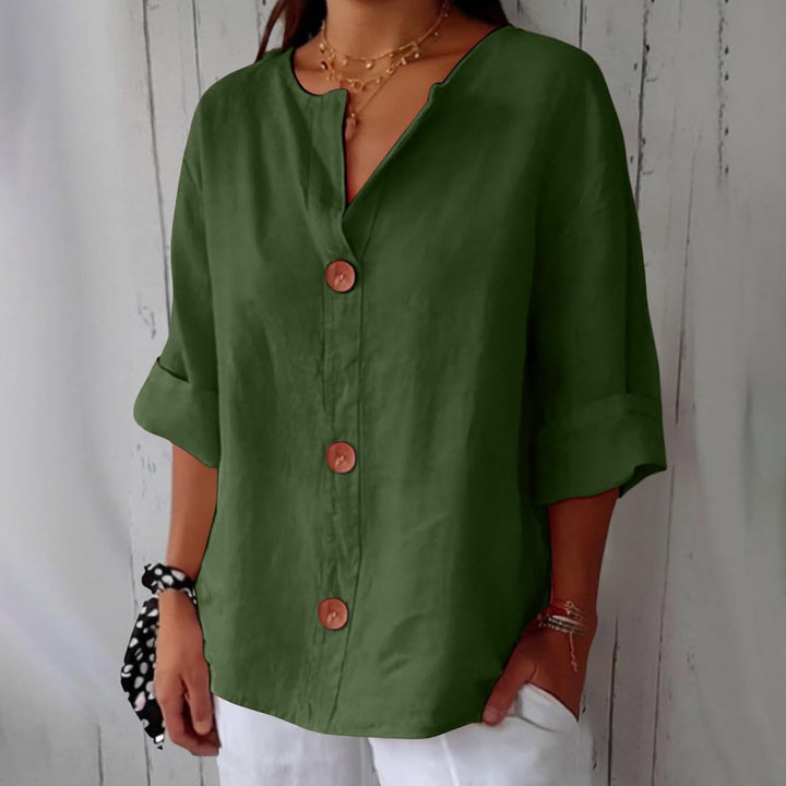 Clara's | Coastal Polyester Blouse