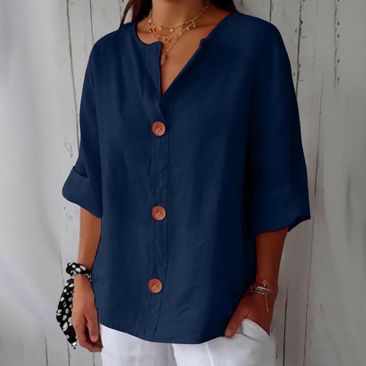 Clara's | Coastal Polyester Blouse