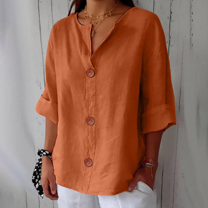 Clara's | Coastal Polyester Blouse