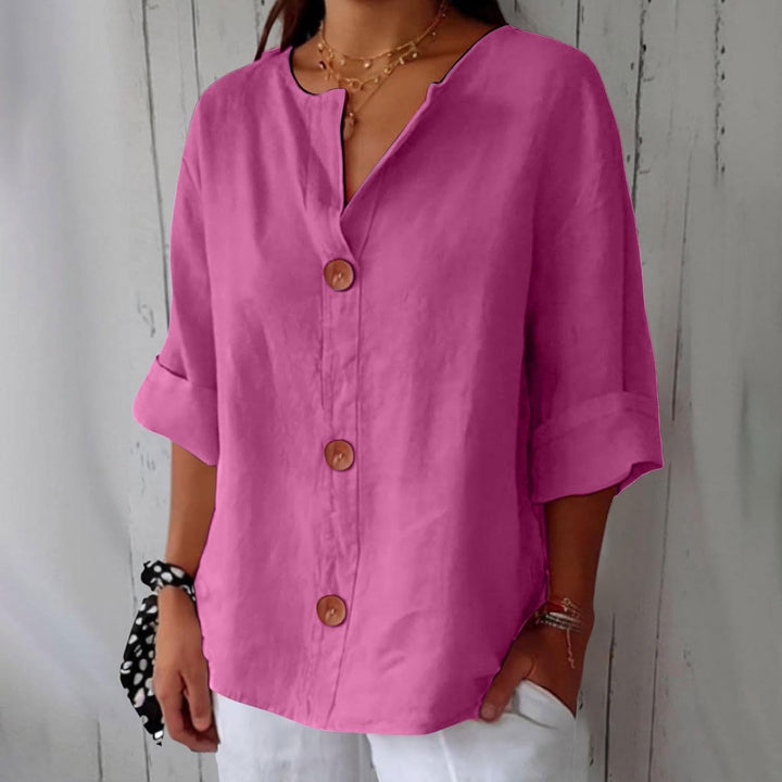 Clara's | Coastal Polyester Blouse