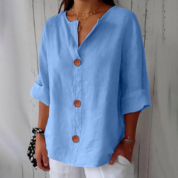 Clara's | Coastal Polyester Blouse