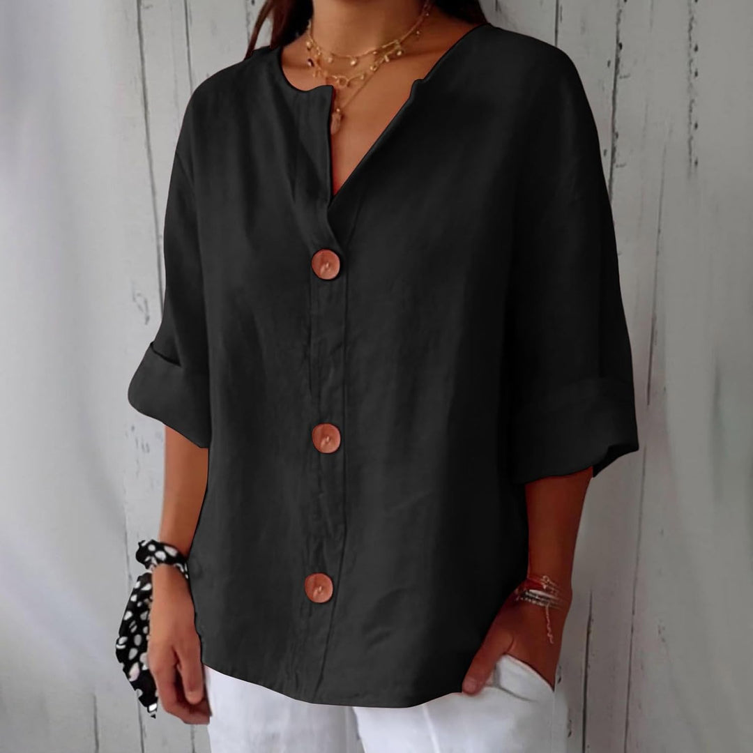 Clara's | Coastal Polyester Blouse