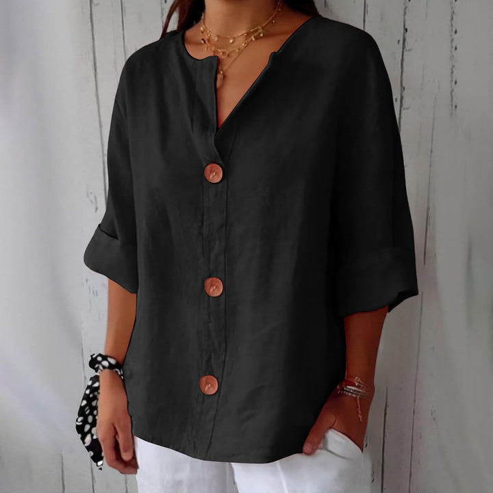 Clara's | Coastal Polyester Blouse