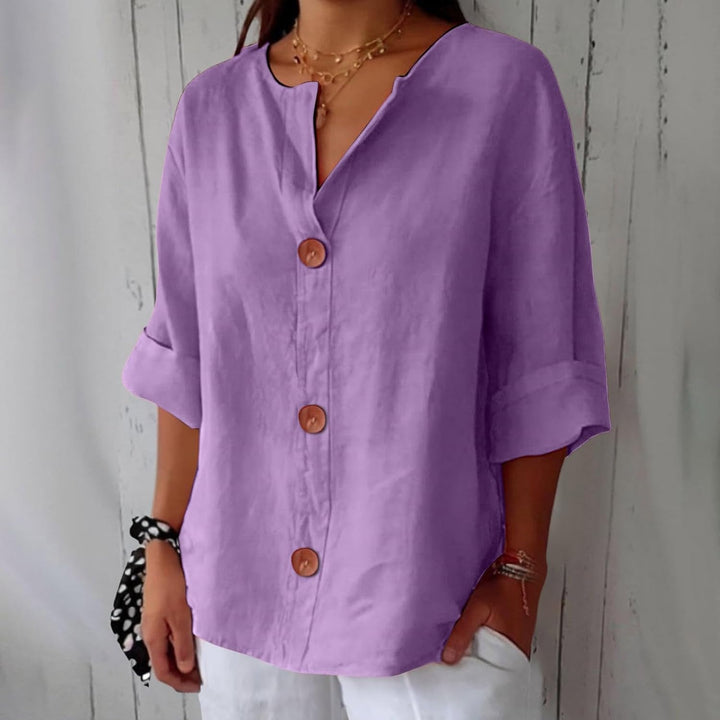 Clara's | Coastal Polyester Blouse