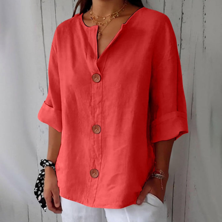 Clara's | Coastal Polyester Blouse