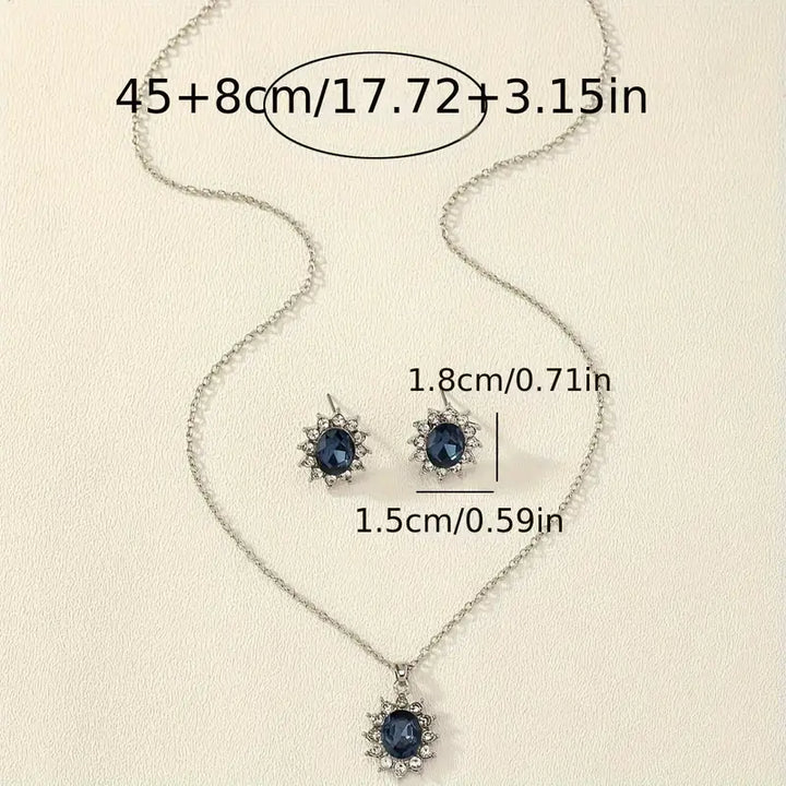 Katya Azuryn Jewelry Set | White Gold