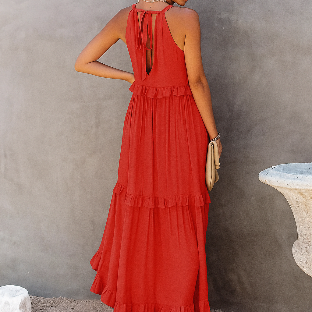 CHERRY™ - Flow & Flutter Maxi Dress