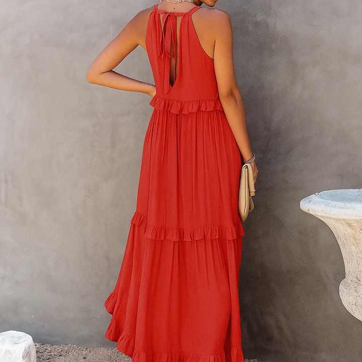 CHERRY™ - Flow & Flutter Maxi Dress