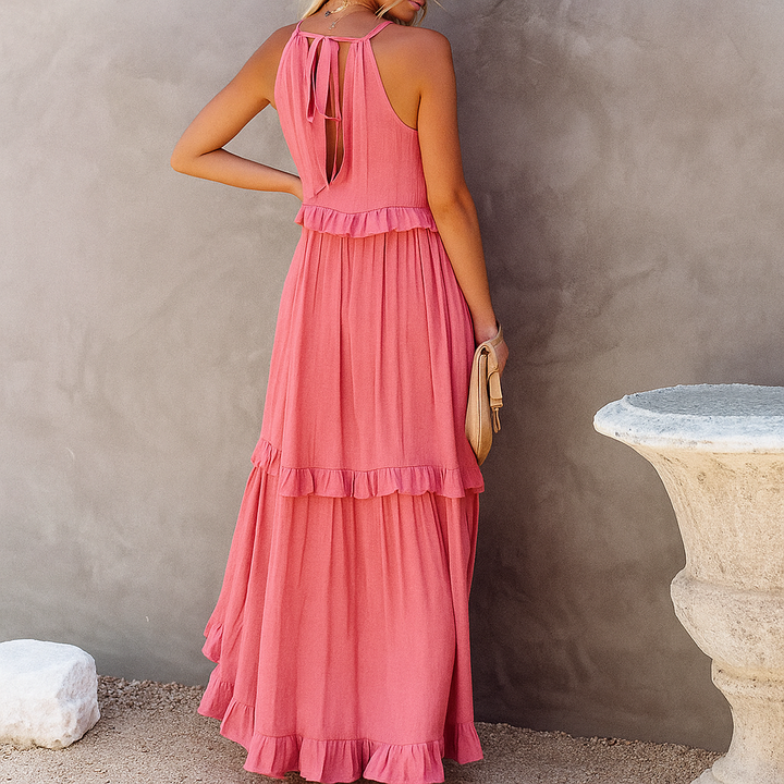 CHERRY™ - Flow & Flutter Maxi Dress