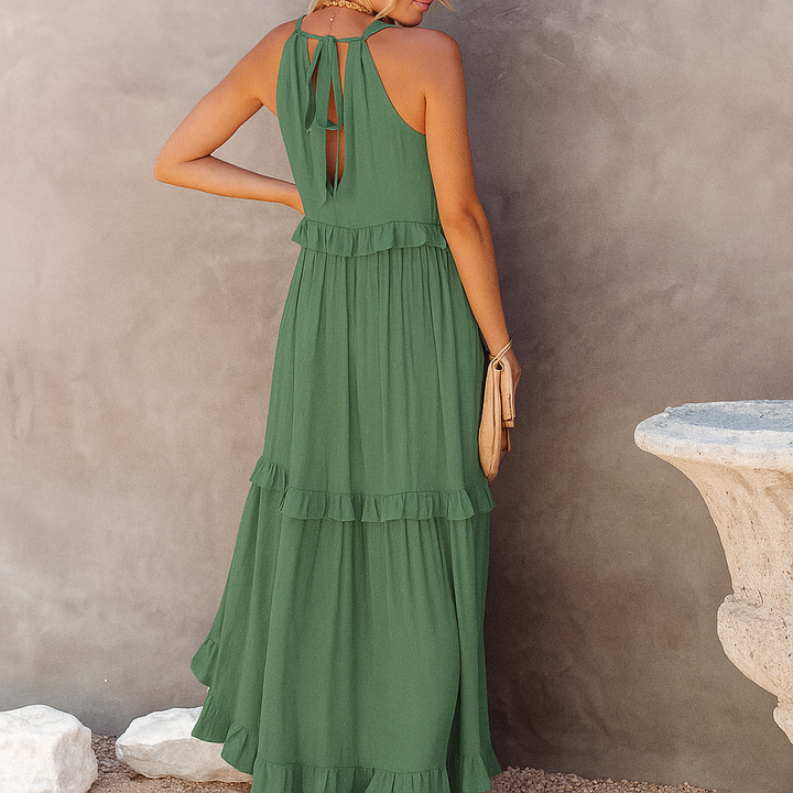 CHERRY™ - Flow & Flutter Maxi Dress