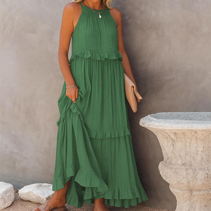 CHERRY™ - Flow & Flutter Maxi Dress
