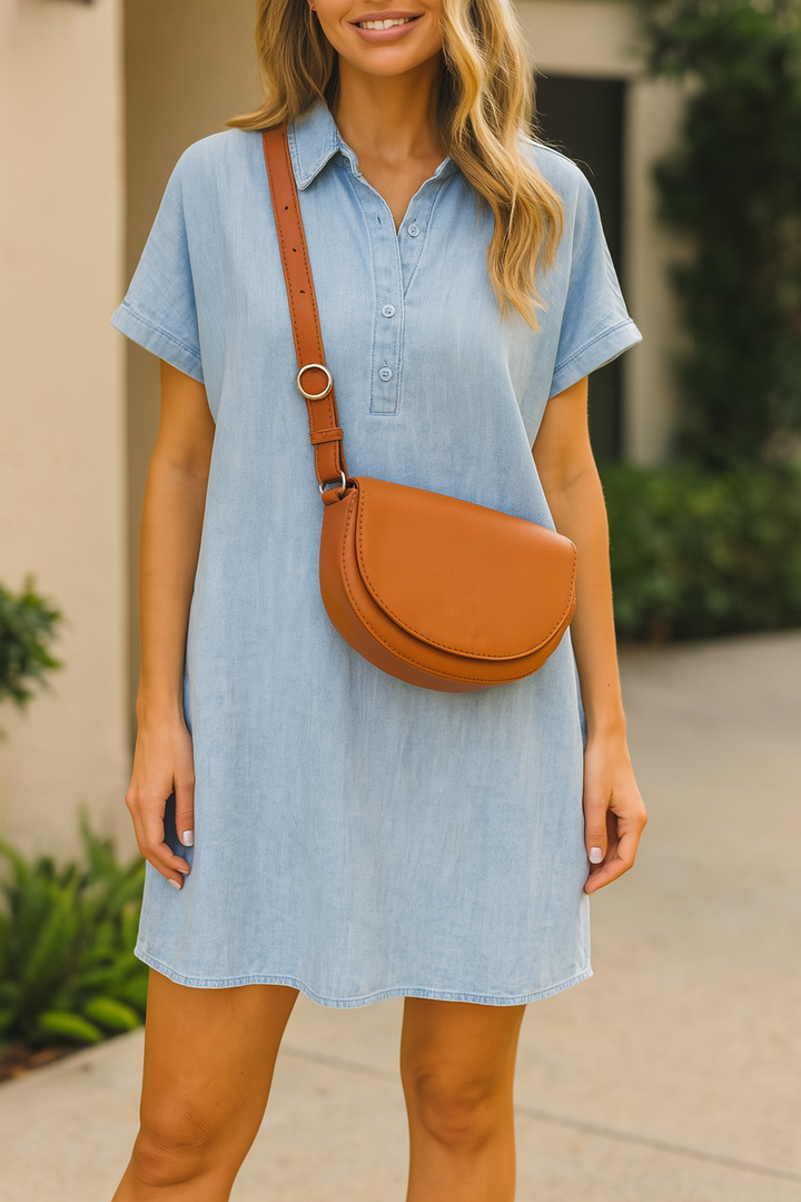 MAREN™ – Relaxed Short Sleeve Summer Dress