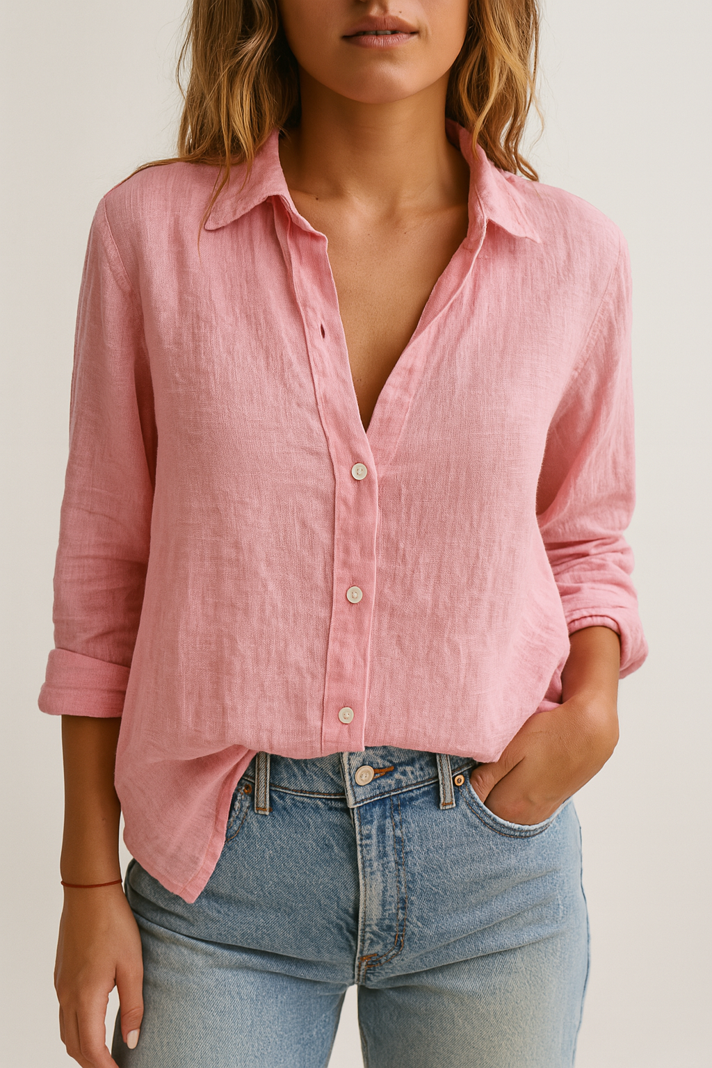 SANDRA™ – Classic Printed Blouse