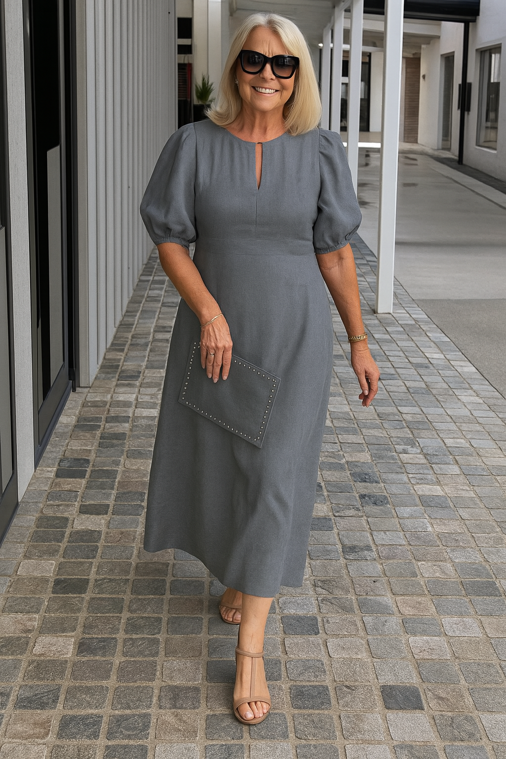 Frankie - Chic Bubble Sleeve Loose Dress