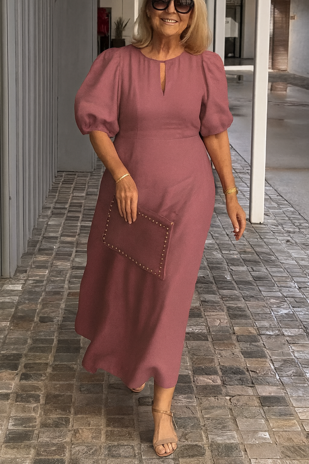 Frankie - Chic Bubble Sleeve Loose Dress