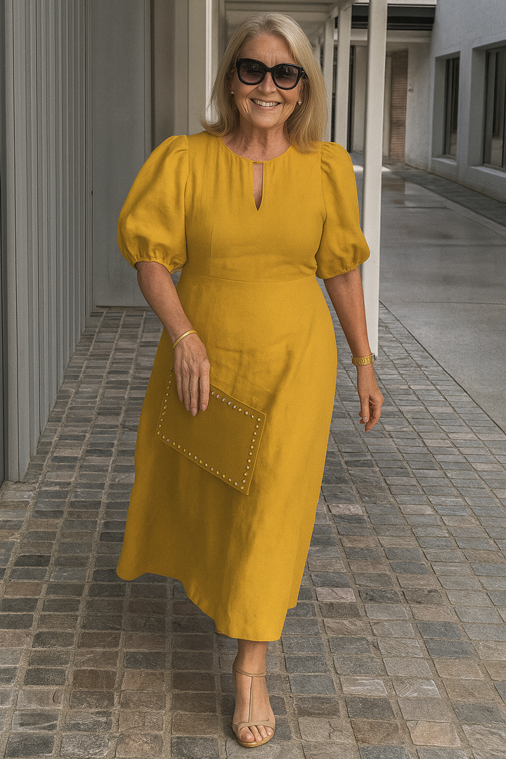 Frankie - Chic Bubble Sleeve Loose Dress