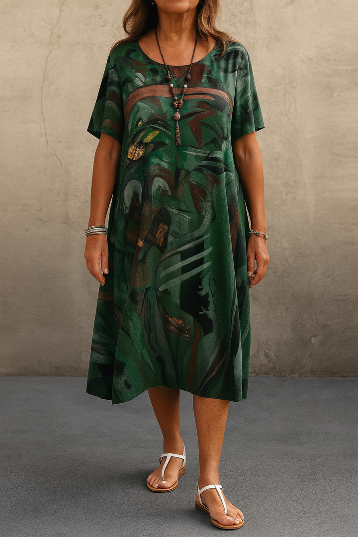 Yassi - Chic Printed Dress