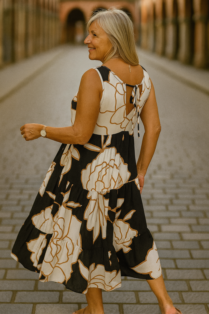 Odessa - Graceful Blossom Dress