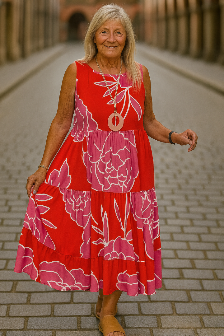 Odessa - Graceful Blossom Dress