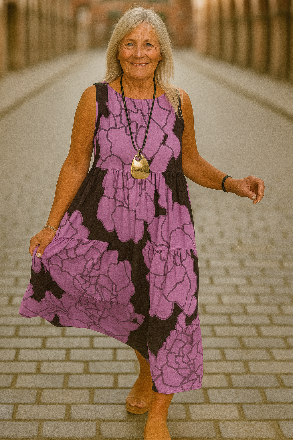 Odessa - Graceful Blossom Dress