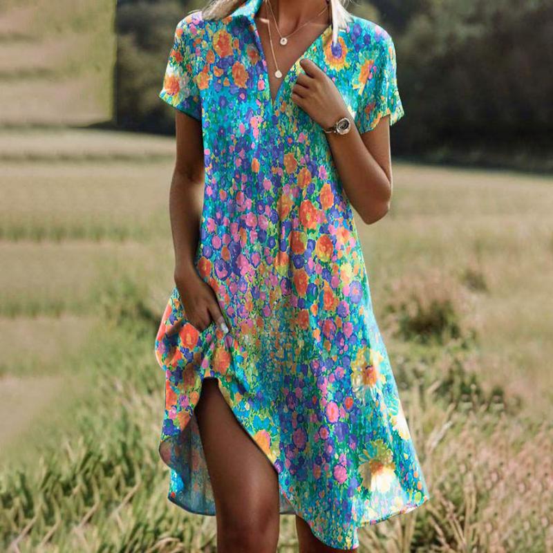 Bloomfield™ | Floral Shirt Dress