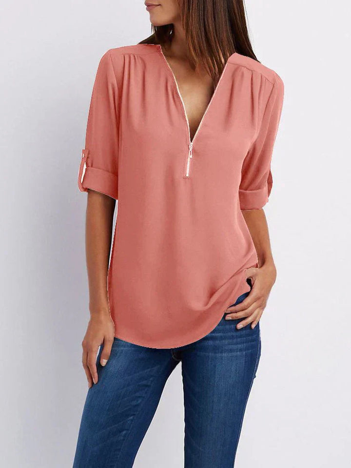 Jenna | Zip Blouse Grace