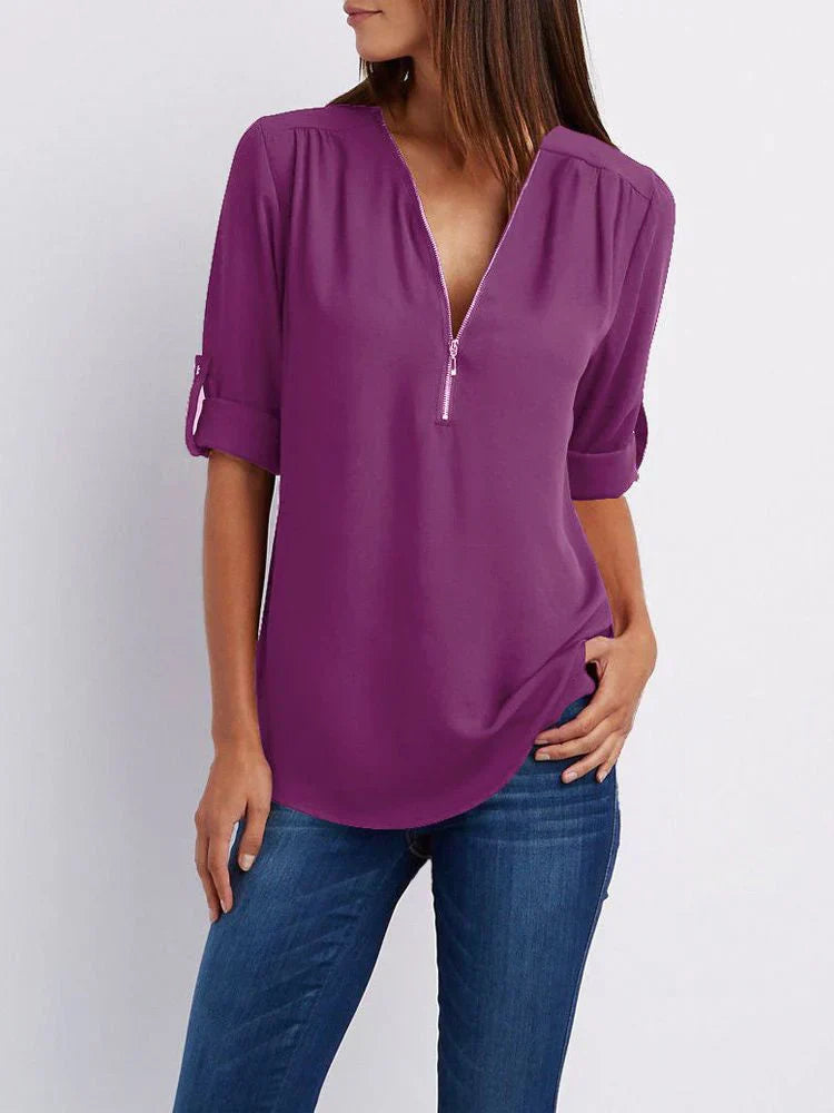Jenna | Zip Blouse Grace