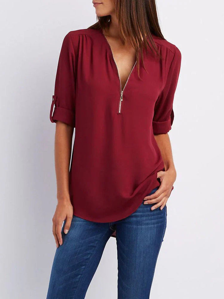 Jenna | Zip Blouse Grace