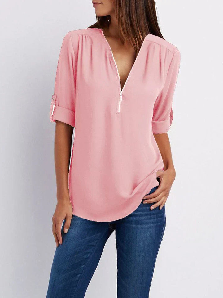 Jenna | Zip Blouse Grace