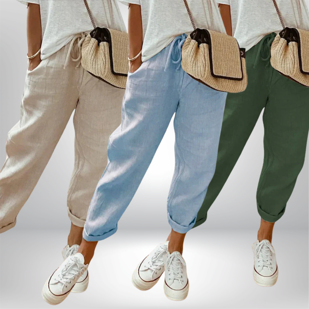 Lucy - Stylish Lightweight Linen Pants