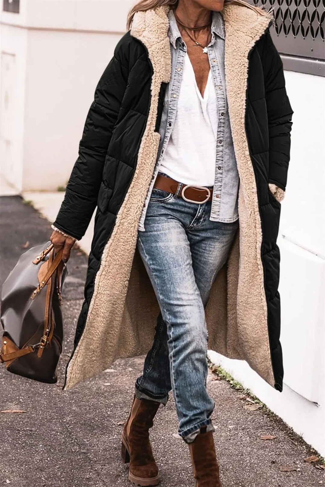 Adele™ - WARM QUILTED JACKET WITH HOOD