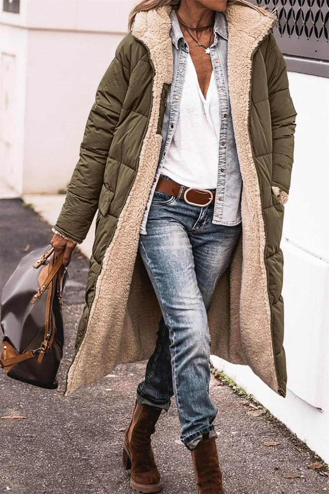 Adele™ - WARM QUILTED JACKET WITH HOOD