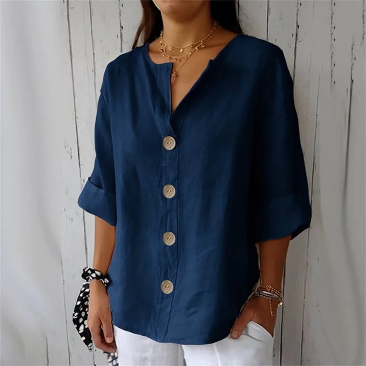 Nyla’s | Relaxed Linen Blouse