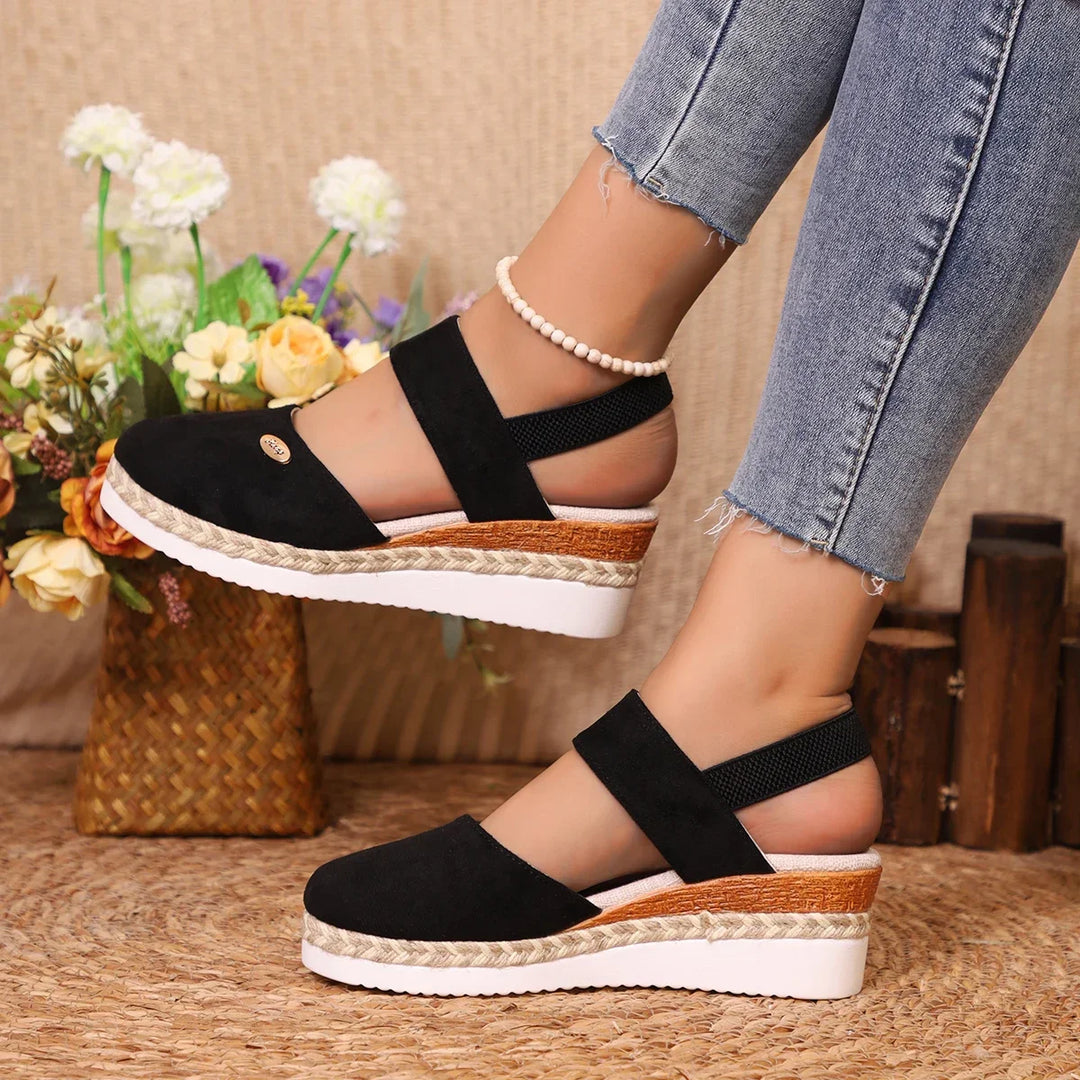 Lyra™ | Wedge Gladiator Sandals