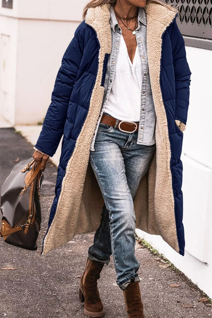 Adele™ - WARM QUILTED JACKET WITH HOOD