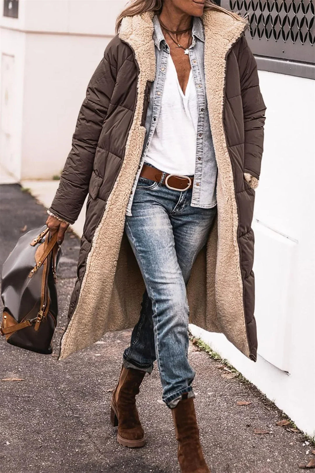 Adele™ - WARM QUILTED JACKET WITH HOOD