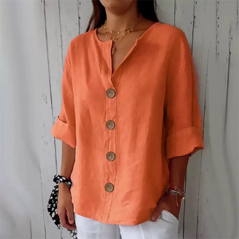 Nyla’s | Relaxed Linen Blouse