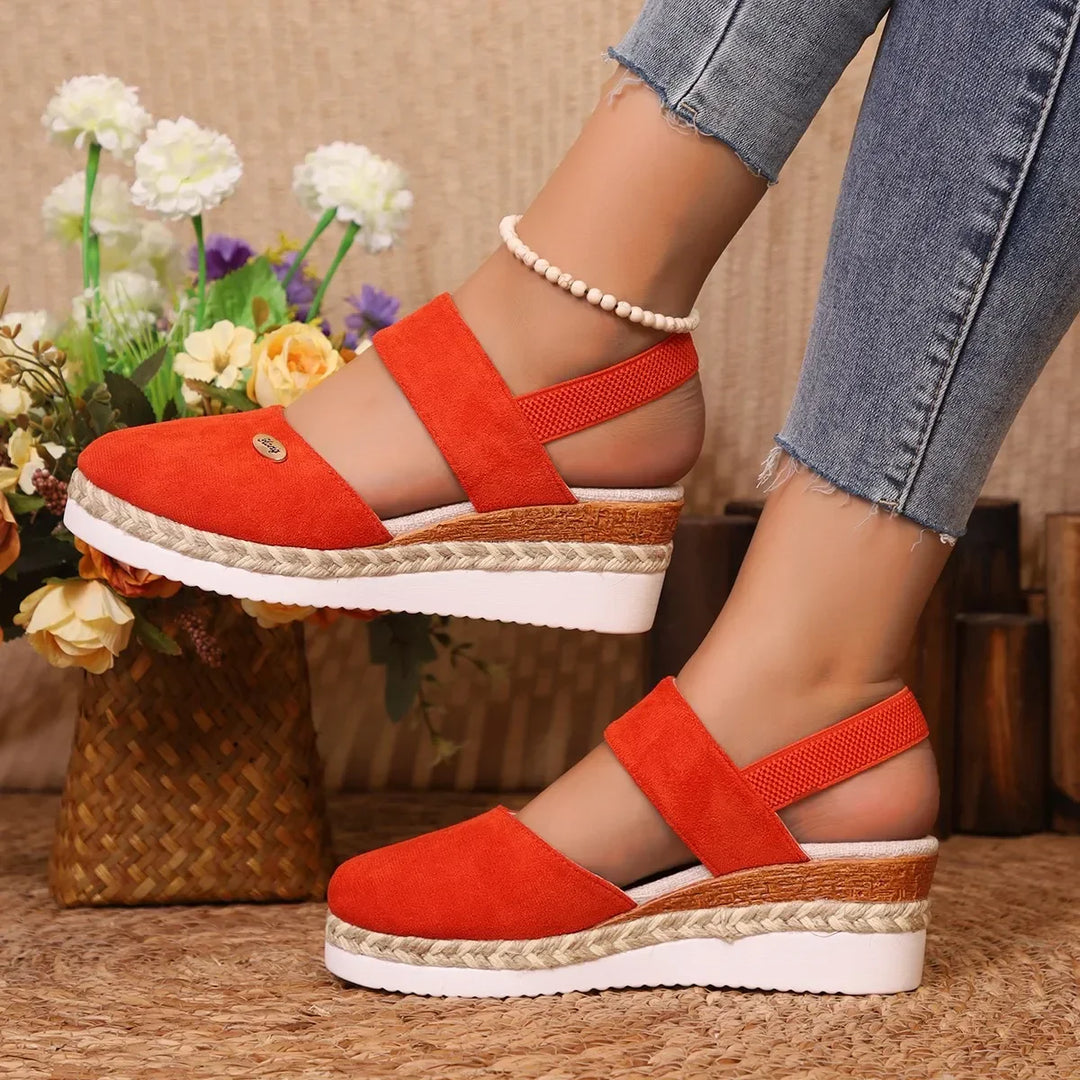 Lyra™ | Wedge Gladiator Sandals