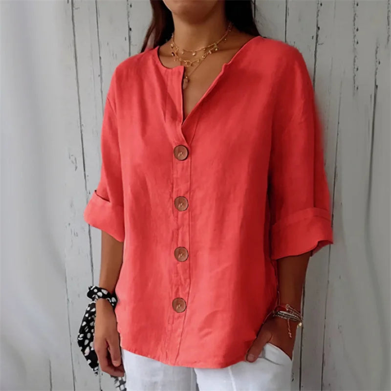 Nyla’s | Relaxed Linen Blouse